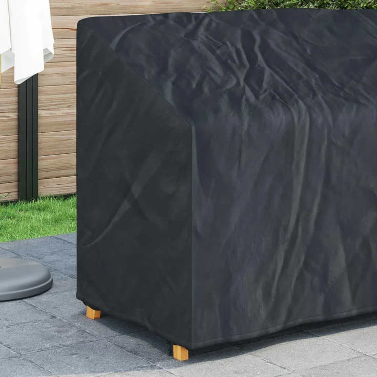vidaXL Abdeckung für Gartenbank 134 x 70 x 65 / 94 cm 420D Oxford Stoff 4105946 – Bild 4