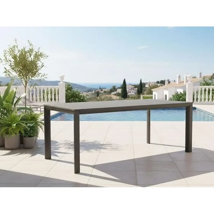 Tisch Murcia Negro 220x100cm