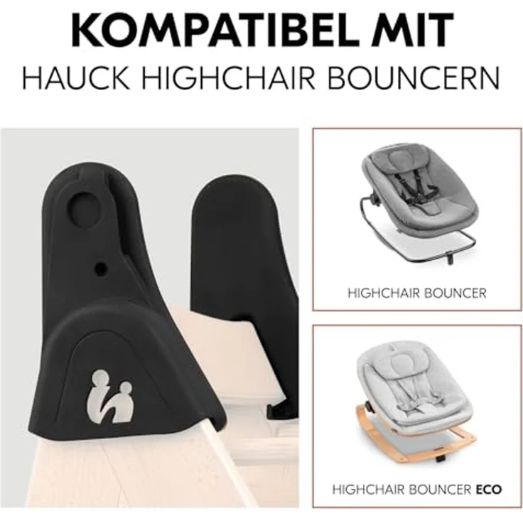 Hauck Adapter für Kinder-Hochstuhl Arketa, für Babywippe – Bild 3