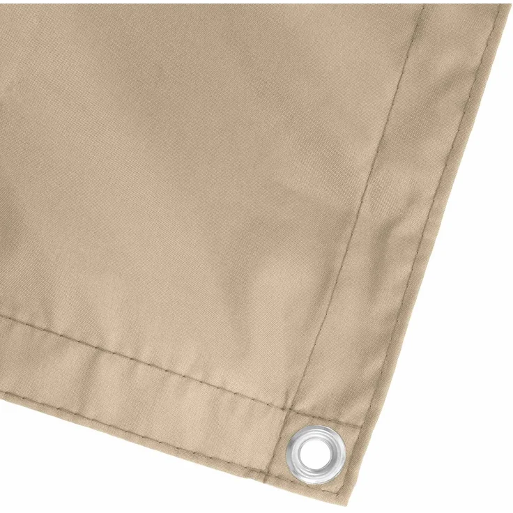 vidaXL Balkonsichtschutz Beige 100x500 cm Oxford-Stoff 42030680 – Bild 2