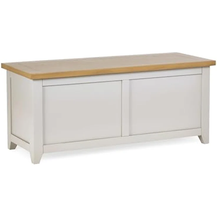 Julian Bowen Richmond Aufbewahrungsbank, Holzwerkstoff, Elefantengrau, 45 x 105 x 40 cm – Bild 3
