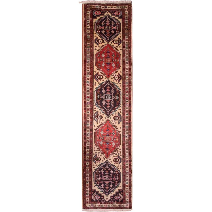 Morgenland Läufer Perser - Nomadic - 296 x 75 cm - beige