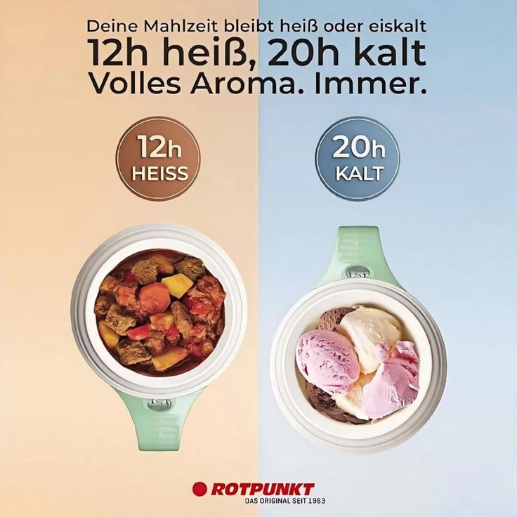 ROTPUNKT Isolierkanne DIRK 850, 0.85 l, isolierend, BPA-frei, phthalatfrei, inklusive Löffel – Bild 2