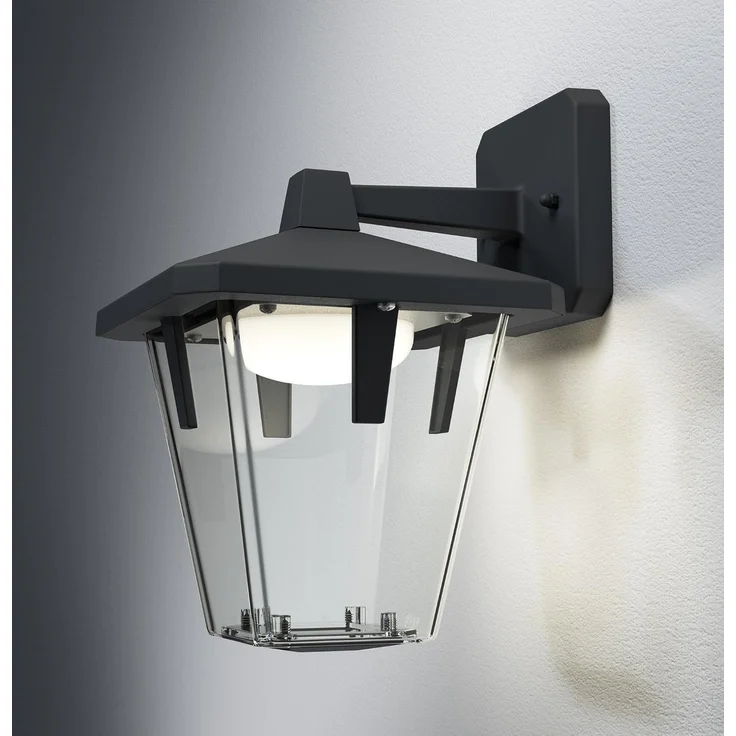 Osram Endura Style Lantern Classic Down LED Wand-aussenenleuchte, Aluminiumkörper, 10 Watt, warmweiss, 3000K, schwarz – Bild 2
