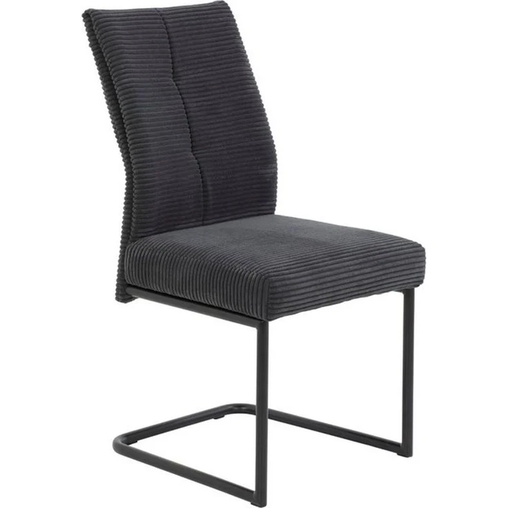 HELA Esszimmerstuhl Dagmar (Set, 1 St), Schwingstuhl mit bequemer Federkern Polsterung, Cord Bezug – Bild 4