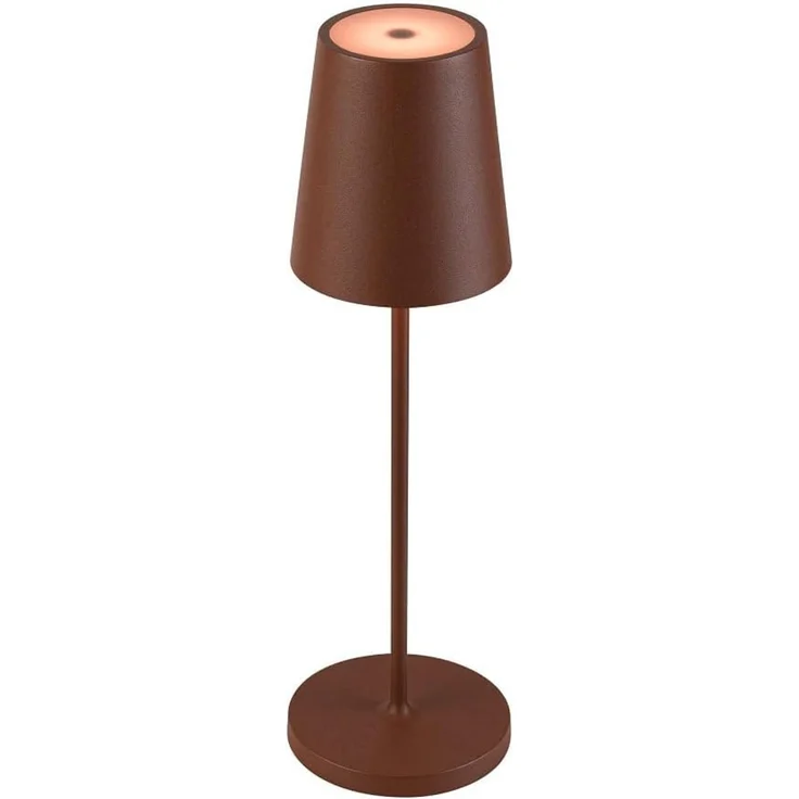 SLV VINOLINA TWO, Tischleuchte, Akku, IP65, 2200/2700/3000K, TOUCH, rost - Ambiente- Tisch- und Standleuchten – Bild 1