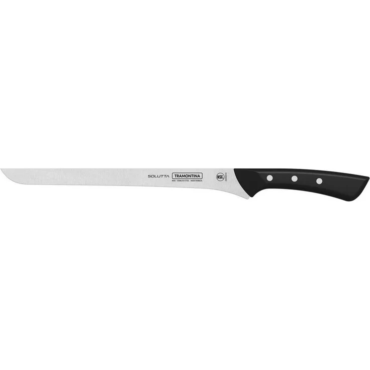 Tramontina Schinkenmesser SOLUTTA Lachsmesser - rostfrei, Edelstahl, Klinge 25,5 cm, ergonomisch, rostfrei, spülmaschinenfest – Bild 5