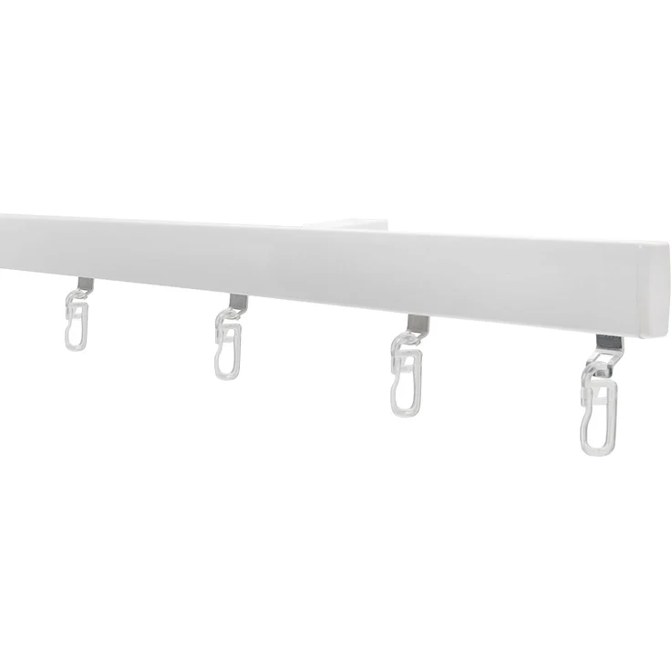Garduna Gardinenschiene Garduna SmartGlide!, Gardinenschiene weiß, 1-läufig, Aluminium – Bild 1