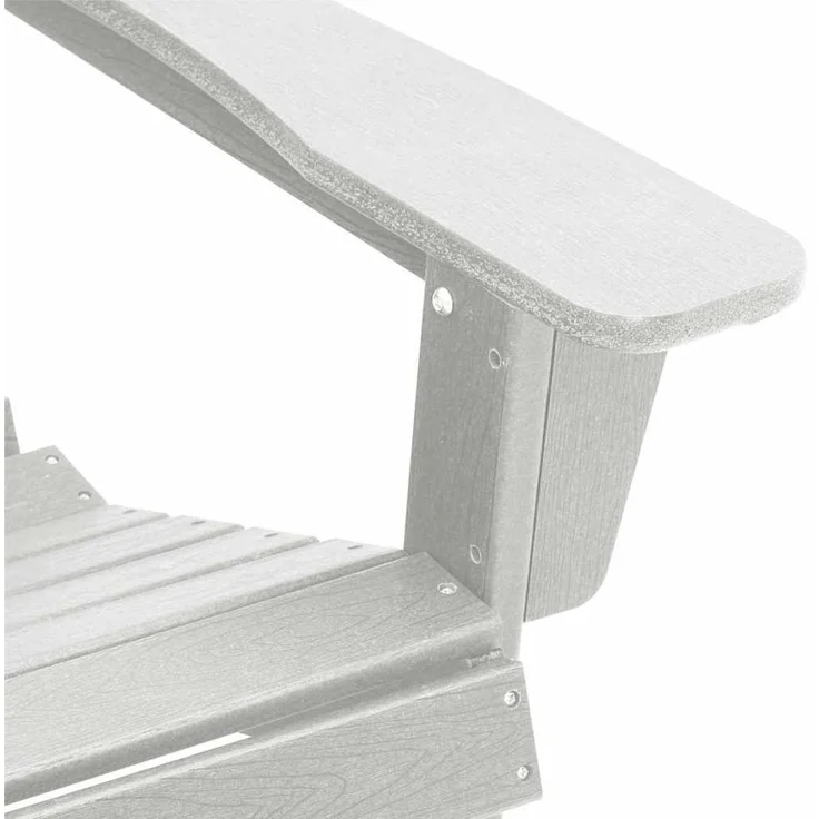 vidaXL Adirondack-Stuhl Weiß 82 x 74 x 92 cm HDPE 42006621 – Bild 6