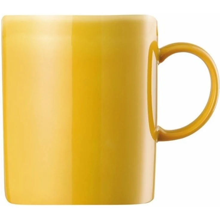 Thomas Sunny Day Becher mit Henkel, Kaffeetasse, Porzellan, Yellow / Gelb, Spülmaschinenfest, 300 ml, 15505 – Bild 4