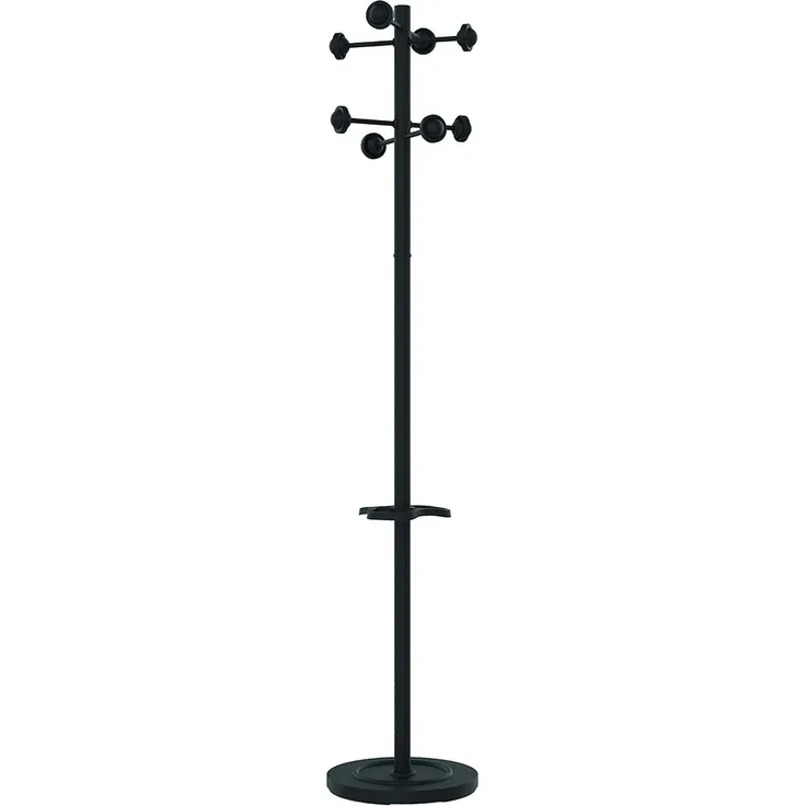unilux Garderobenständer ´ACCUEIL´, Höhe: 1. 750 mm, schwarz