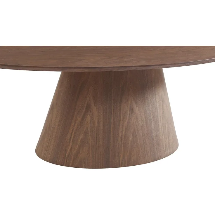 Vente-unique - ANTELADA Couchtisch Holz, Platte Braun - B 60 cm x H 40 cm x L 120 cm