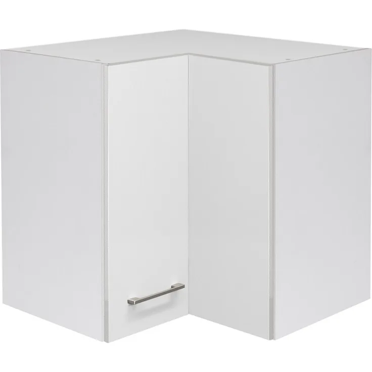 Flex-Well Eckhängeschrank Eckhängeschrank Küche - 60 cm breit - Weiß – Nawa