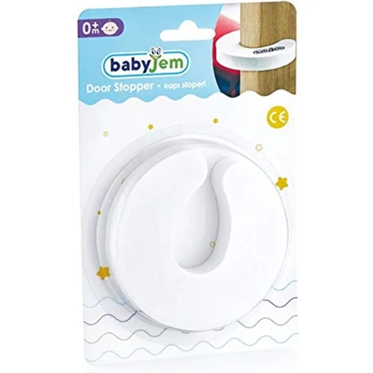 BabyJem 1110401 Sicherheitstürstopper, weiß, 1 stück