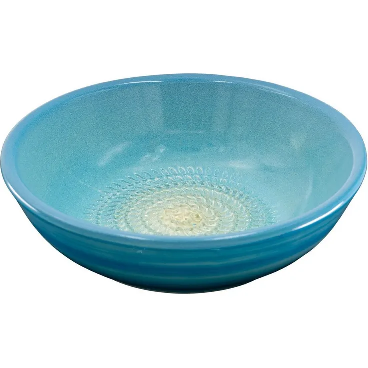 Kaladia Multireibe Keramik Reibeschüssel in Hellblau - ∅ 17 cm, Keramik, einfaches Zerkleinern von Zutaten und mehr - Made in Spain