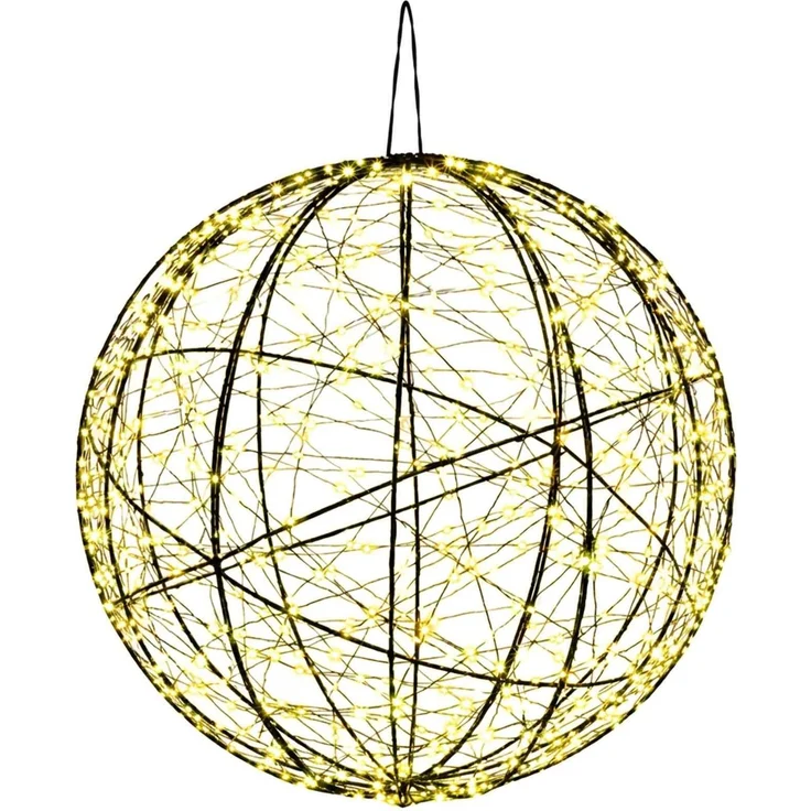 vidaXL Weihnachts-Finial-Licht 750 LEDs Warmes Weiß Ø 50 x 52 cm 42049765 – Bild 2