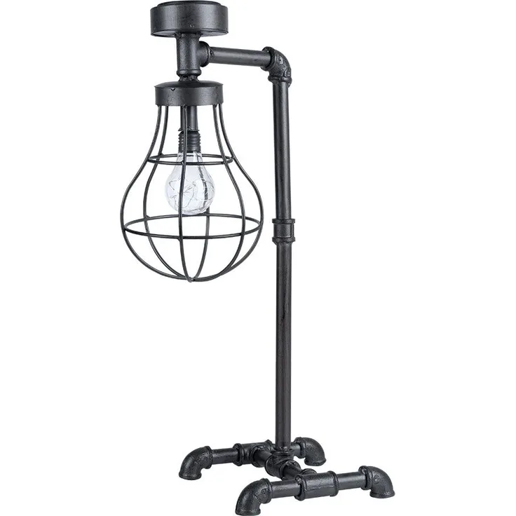 LED Solar-Stehlampe, Gusseisen, VALENTIN