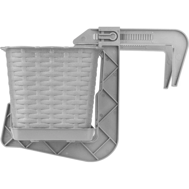 KADAX Blumentopf-Balkon-Pflanzgefäßständer 40 cm grau – Bild 5