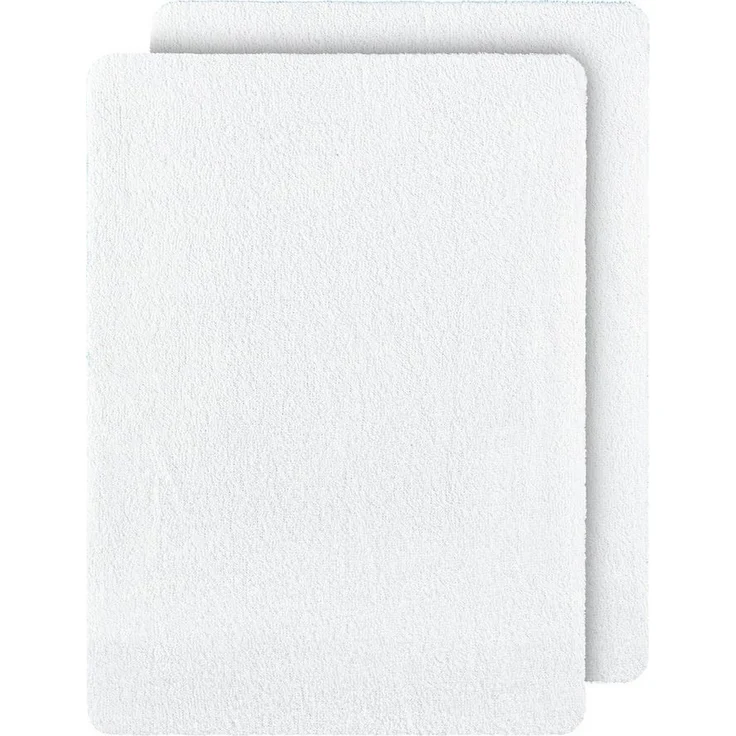 NatureMark Spannbettlaken Frottee Spannbetttuch, 80% Baumwolle / 20% Polyester, Gummizug: rundum, (1 Stück), Spannbetttuch in vielen Größen und Farben – Bild 2