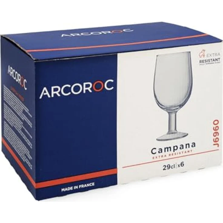 Bierglas Arcoroc CAMPANA Durchsichtig Glas 290 ml Bier (6 Stück) Default Title – Bild 4