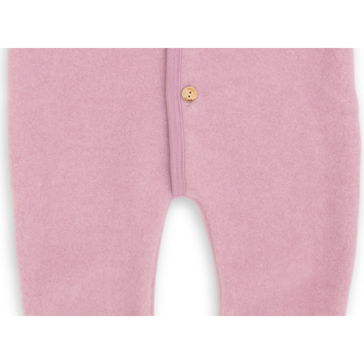 Engel Baby-Overall mit Kapuze, Holzknöpfen und Umschlag – Bild 2