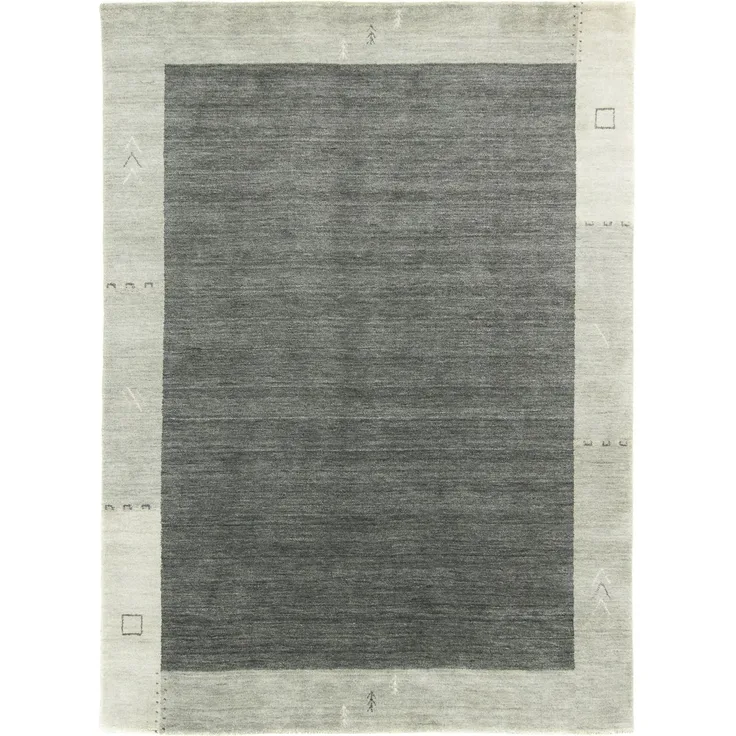 Gabbeh Teppich - Indus »Tella« 200 x 140 cm - grau