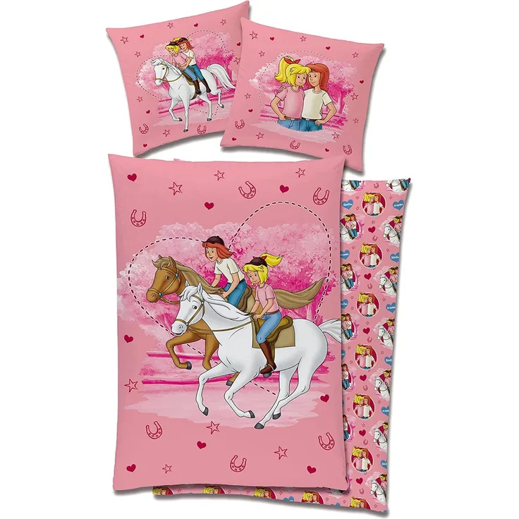 Bibi und Tina Bettwäsche Freunde Linon / Renforc 135x200