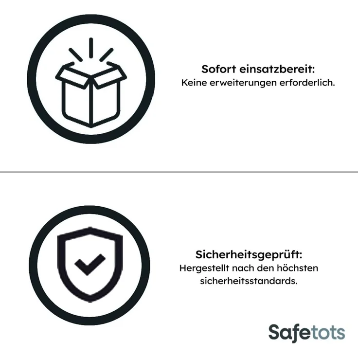 Bettacare Automatisch Schließendes Treppengitter, 68.5cm - 75cm, Schiefergrau, Schmal, Druckmontage-Sicherheitsgitter, Babygitter, Sicherheitsschranke für Türen, Flure und Räume – Bild 5