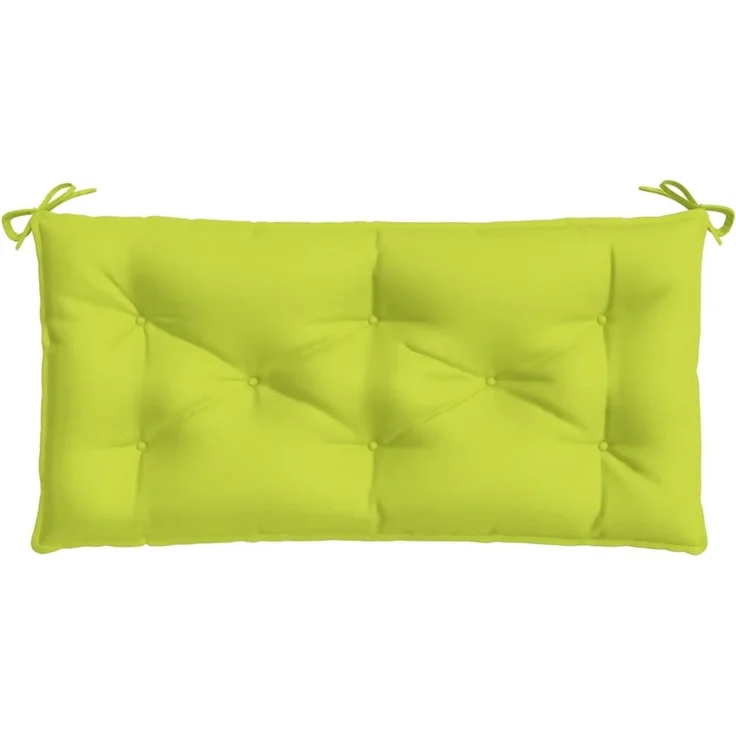 vidaXL Gartenbank-Auflagen 2 Stk. Knallgrün 100x50x7 cm Oxford-Gewebe 361670 – Bild 4