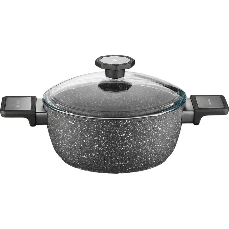 Hermia Concept '55GTS000013' Topfset (7-teilig), Schwarz, Ø 26 cm – Bild 5