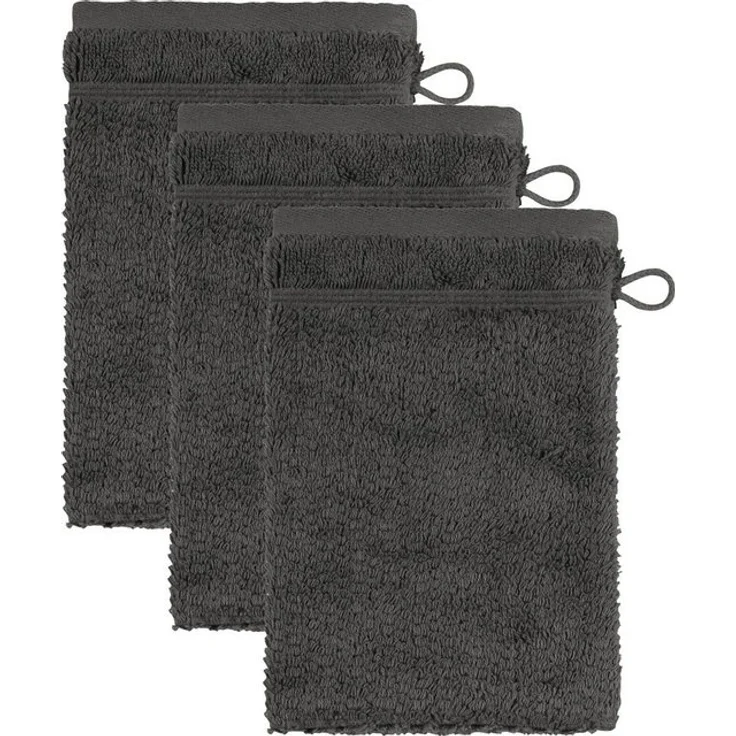 Möve for frottana Waschhandschuh Pearl, (3-St), mit Perloptik – Bild 2