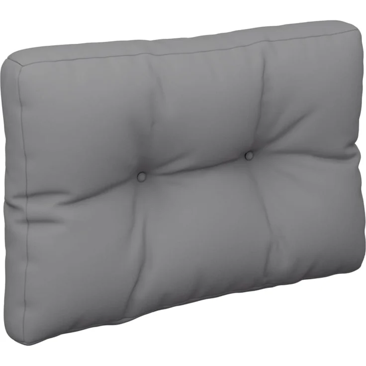 vidaXL Palettenkissen Grau 60x40x12 cm Stoff 360558 – Bild 3