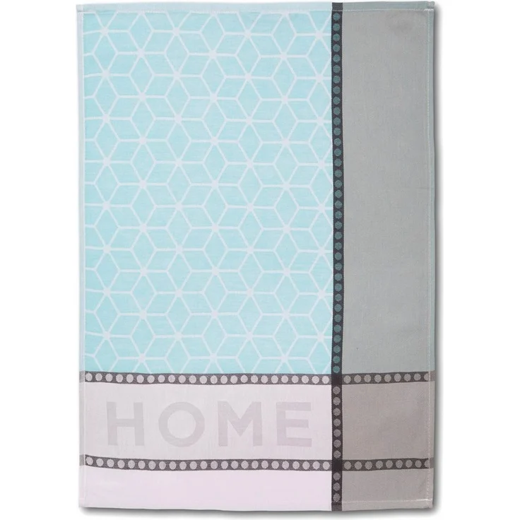 Dyckhoff Geschirrtuch HOME & KITCHEN, Maße je Tuch ca. 50x70 cm, aus 100% Baumwolle, (Set, 3-tlg), mit zwei verschiedenen Motiven – Bild 2