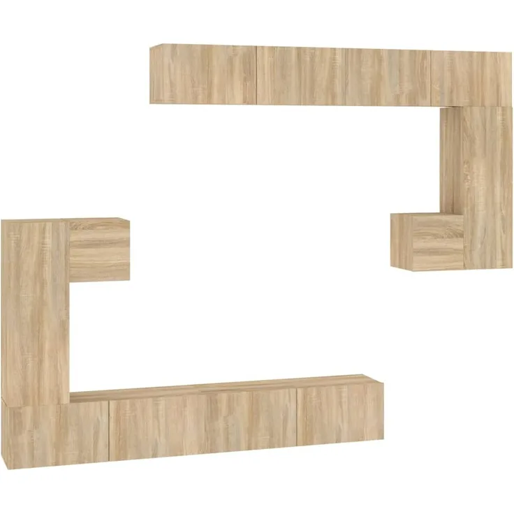 TV-Wandschrank Sonoma-Eiche Holzwerkstoff [3114592]