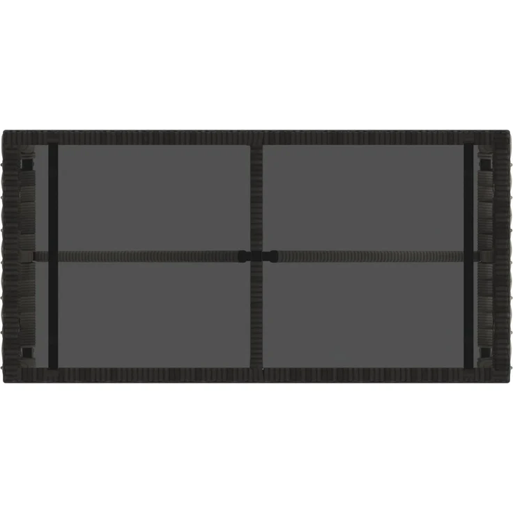 vidaXL Tisch für Outdoor Grau und Schwarz 80 x 40 x 40 cm 42025183 – Bild 6