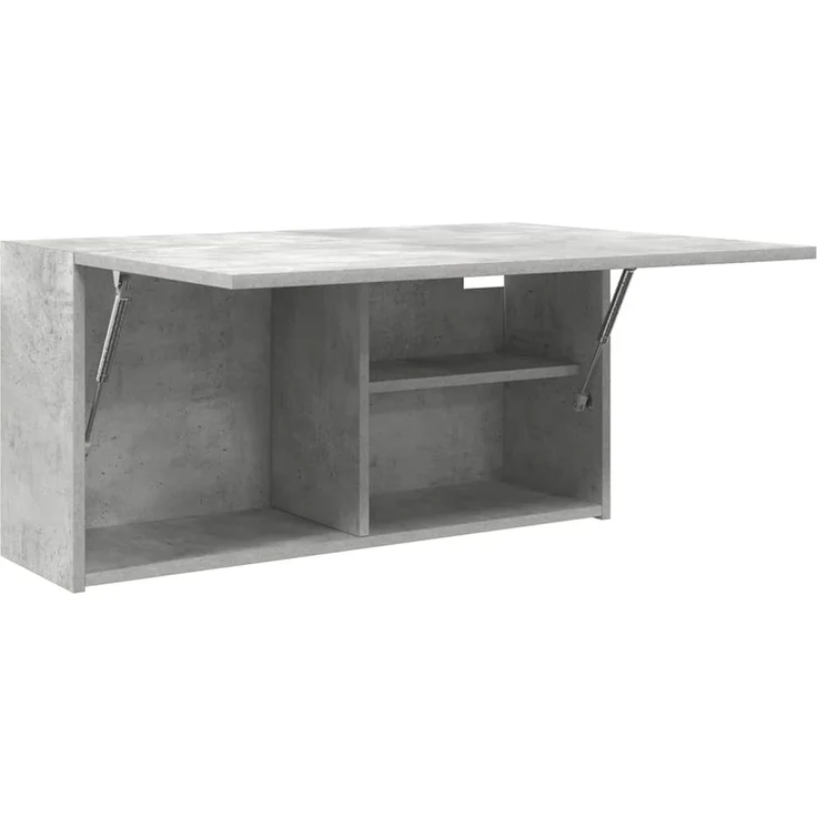 vidaXL Bad-Wandschrank Betongrau 80x25x40 cm Holzwerkstoff 860088 – Bild 5