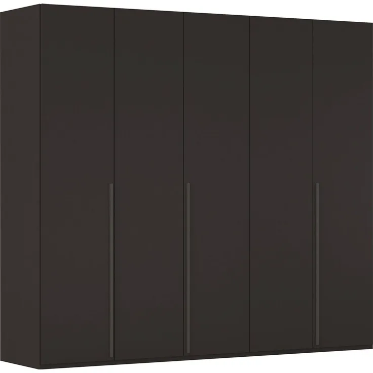 rauch Kleiderschrank Drehtürenschrank Schrank Garderobe Wäscheschrank BESTSELLER MONTCLAR (3 Ausstattungen BASIC/CLASSIC/PREMIUM (SOFT-CLOSE), Breiten 201-400 cm) Front in Glas/Hochglanz/Dekor/Grauspiegel in 5 Breiten MADE IN GERMANY