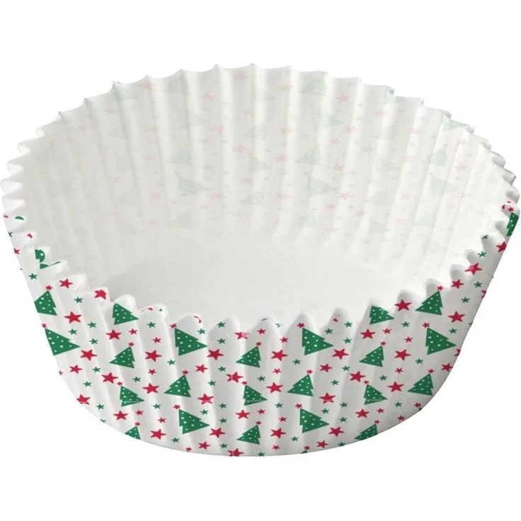 Zenker Muffinförmchen Cupcake Papier Weihnachten Ø 7 cm bunt 40 Stück