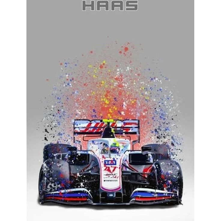 Poster Formel 1 Rennwagen Aquarell · Deko Print ohne Rahmen - E / 21x30 cm – Bild 3