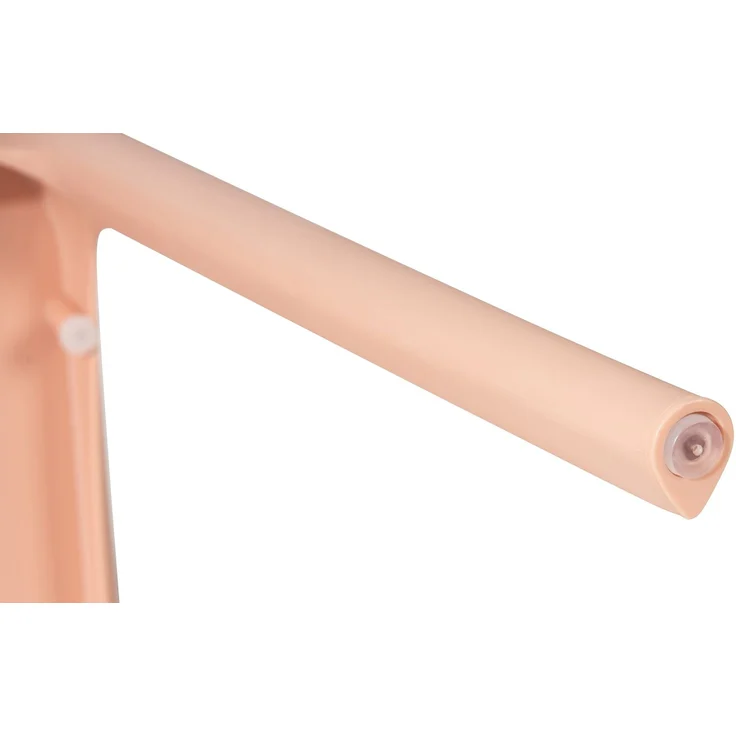 CLP 2er Set Gartenstühl Meton mit Lehne stapelbar wetterfest UV-beständig bis 150 kg,pfirsich – Bild 7