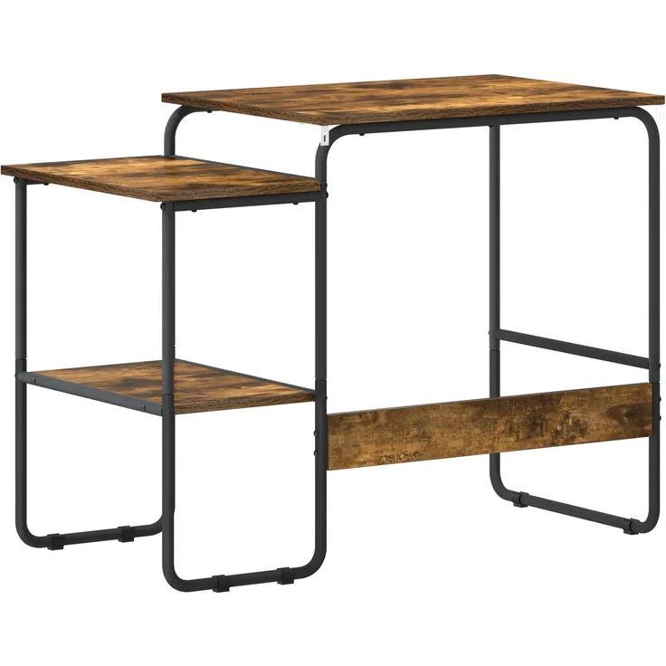 vidaXL Schreibtisch mit Stauraum Räuchereiche 100 x 50 x 75 cm 8007992 – Bild 5