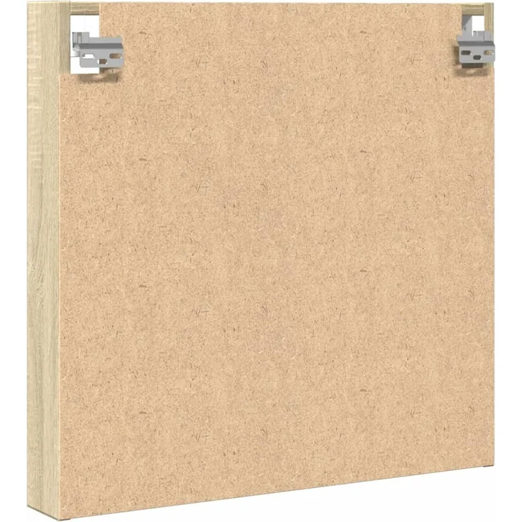 vidaXL Vitrinenschrank Sonoma-Eiche 60x8,5x58 cm Holzwerkstoff 847963 – Bild 5