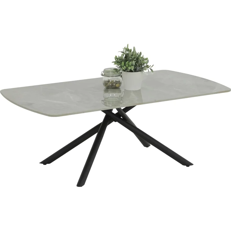 Couchtisch Fred I - Marmoroptik Grau – Bild 1