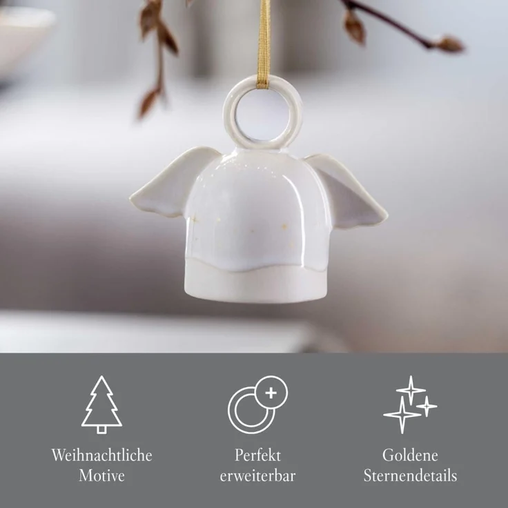 like. by Villeroy & Boch Winter Glow Ornament Engel – Bild 5