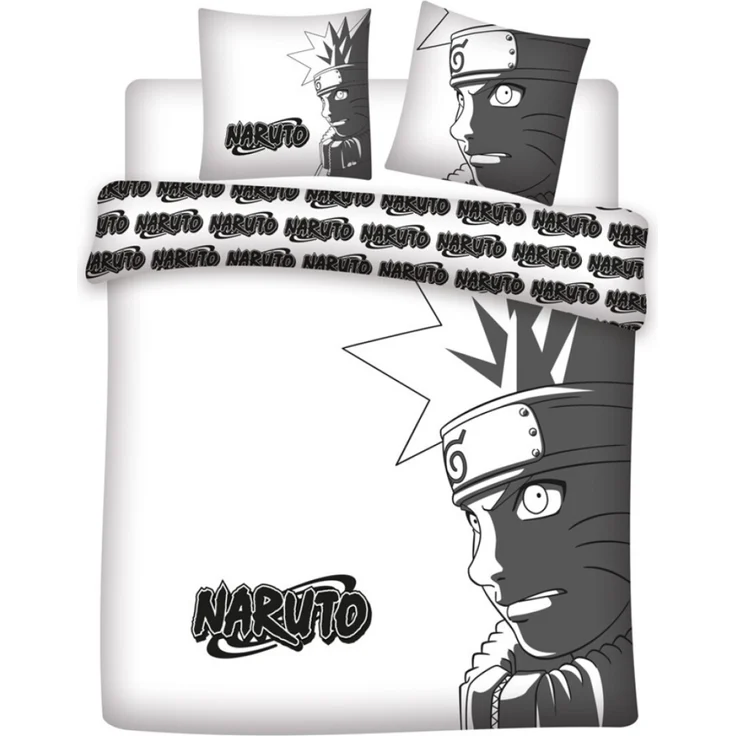 Naruto Bettbezug Set Polycotton 240x220 + 2 Kissen 65x65 cm – Bild 1