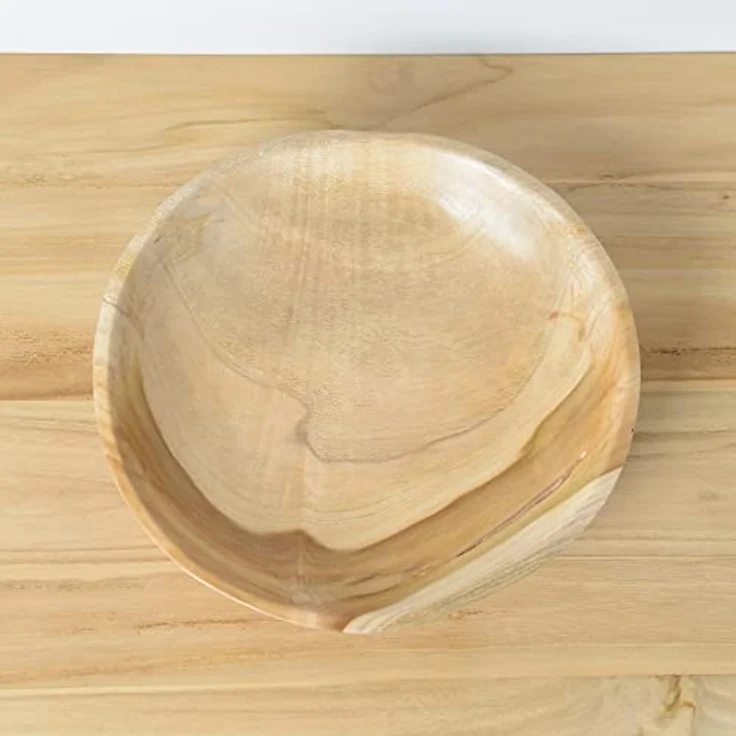 wohnfreuden Dekoschale Teak Holzschale lasiert braun 30 cm, 1119 – Bild 5