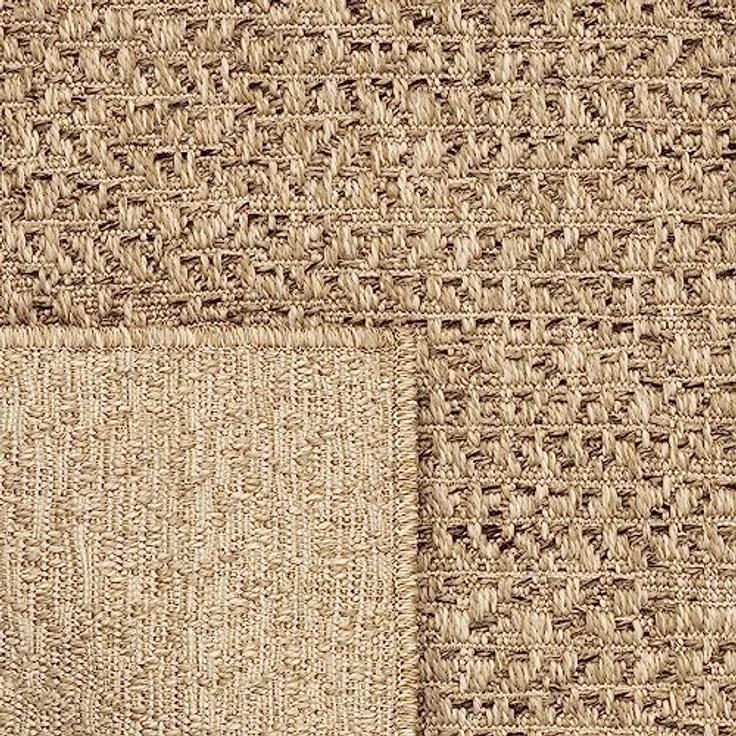Carpetia Outdoorteppich In- & Outdoorteppich Jute-Look, rechteckig, Höhe: 5 mm, robuste Struktur wetterfest & pflegeleicht – Bild 5