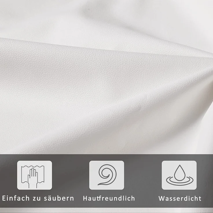 Kinderbett Muschelform mit Krone, LED Beleuchtung, Kunstleder Polsterbett 140x200 cm, stabiler Rahmen, leicht zu reinigen – Bild 7