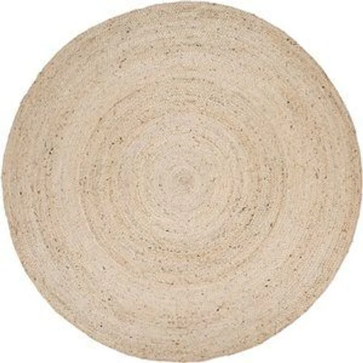 Paco Home Teppich Viborg 595, rund, Höhe: 13 mm, Jute, Modern, Boho, Handgefertigter Natur-Teppich – Bild 6