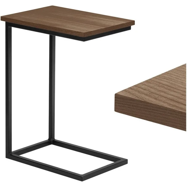 LAMO Manufaktur Beistelltisch Massivholztischplatte Laptoptisch Sofatisch (Set, 1 Tisch), 20mm stake Massivholzplatte